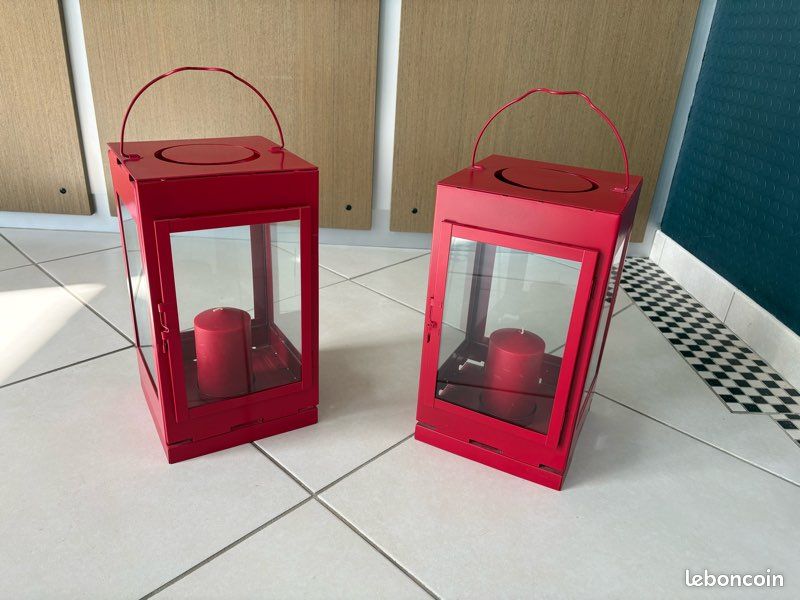 Lot de 2 lanternes de jardin (image 1)