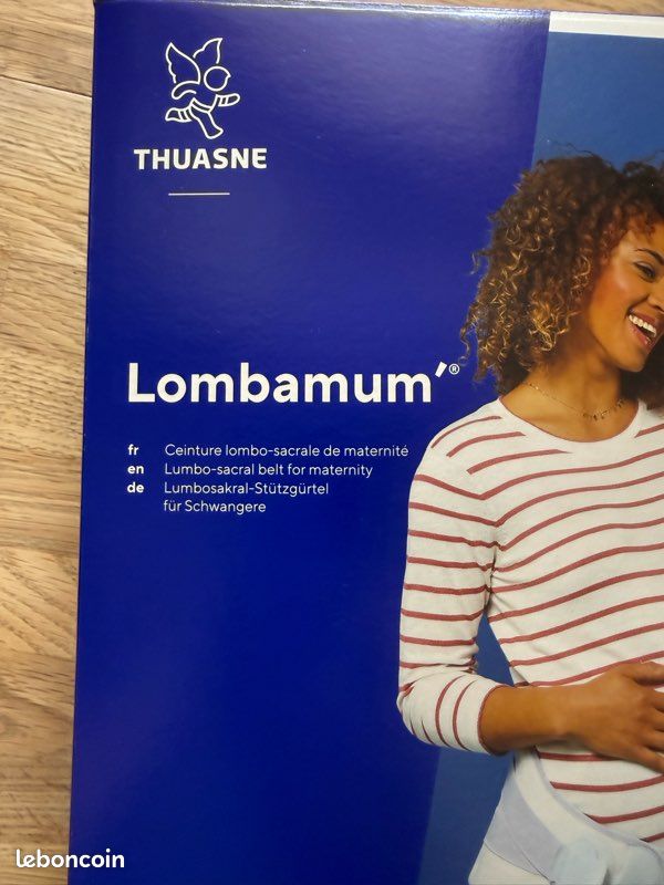 Ceinture de grossesse Thuasne Lombamum – soutien lombaire – quasi neuve (image 3)