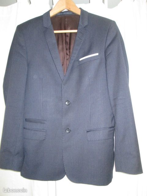Veste de costume bleu Father & Sons taille 48 (image 1)
