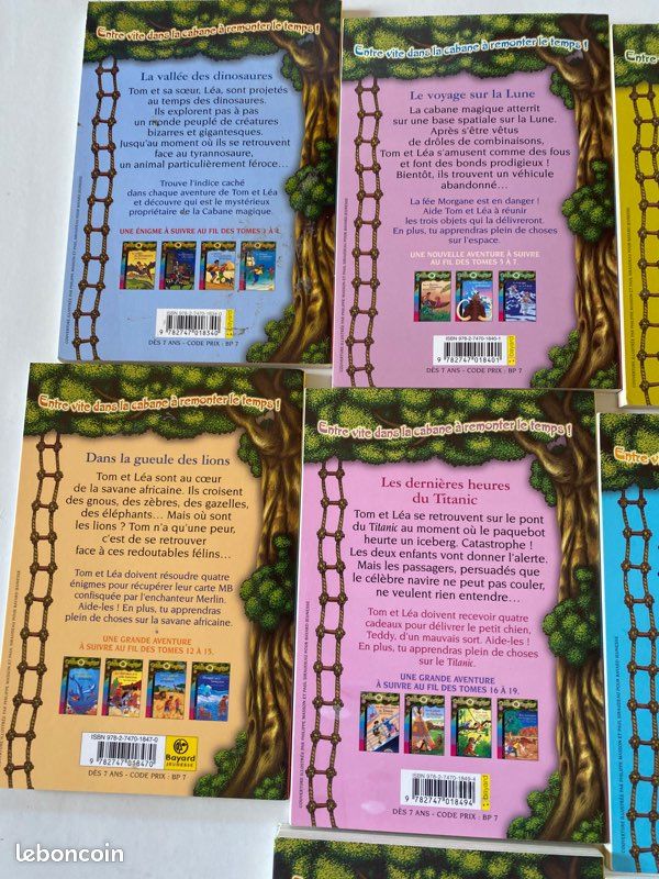 Lot de 10 tomes de la collection La Cabane Magique (image 6)