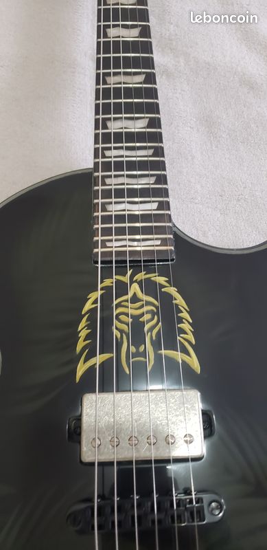 Guitare Collector ESP LTD EC – 201 Black Hellfest 2025 X SUGE guitars (image 5)