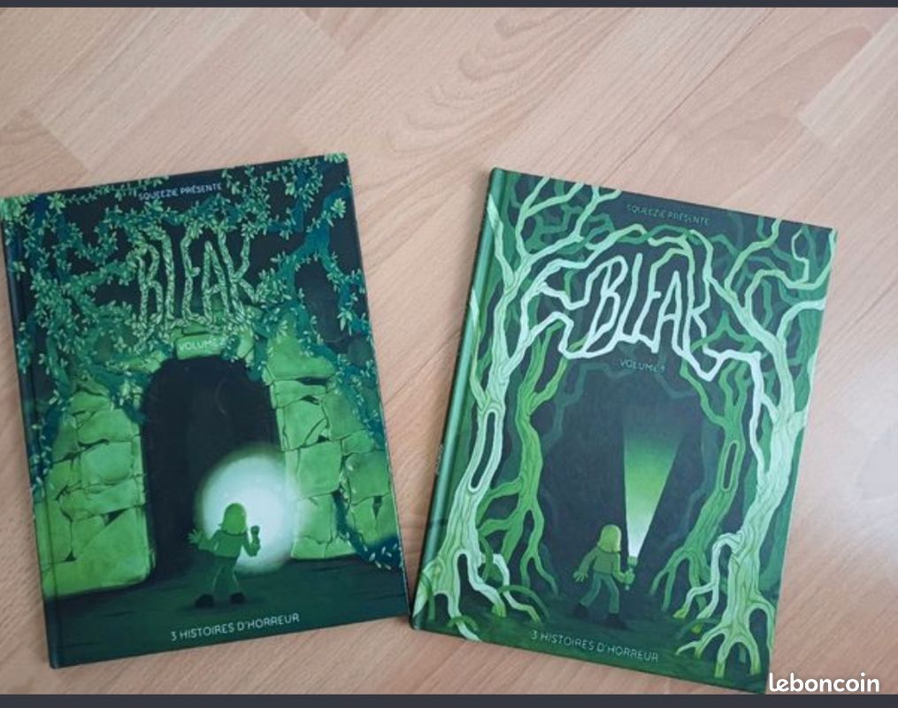 2 BD Squeezie Bleak Lot de 2 Bandes dessinées du youtubeur Squeezie Bleak tomes 1 et 2 (image 2)