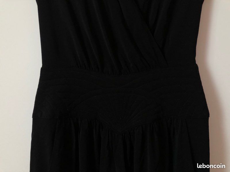 Robe Noire COMPTOIR DES COTONNIERS - Taille 42, Occasion En Très Bon État - Parfaite Pour Toutes Occasions