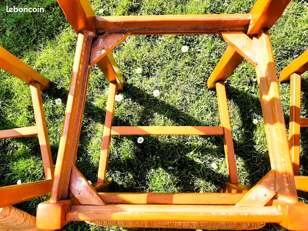 Chaise en paille de cuisine (image 6)