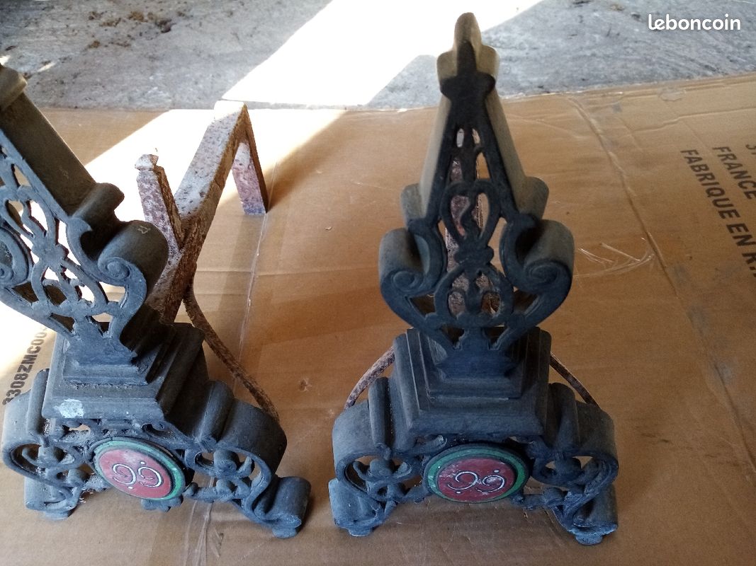 Paire de chenets (image 1)