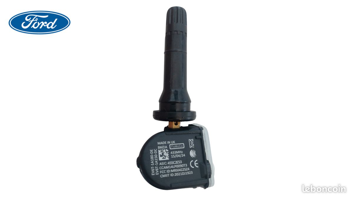 EUWLY Lot De 4 Capteurs TPMS Pression Pneus – Compatible Ford B-Max, C-Max II, Focus III (OEM 2318530)