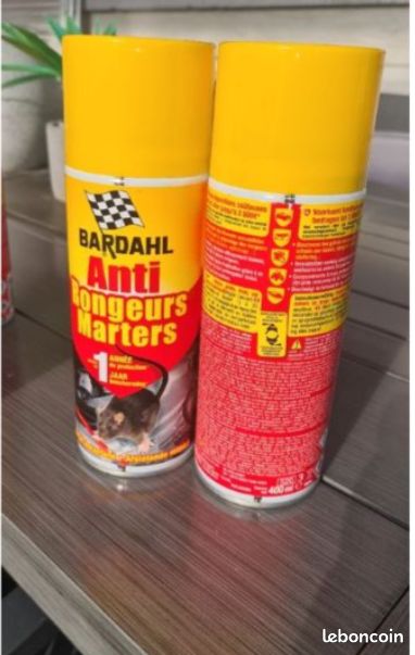 K2 Spray Répulsif Anti-rongeurs 400ml – Souris, Rats (voiture, Garage, Maison)