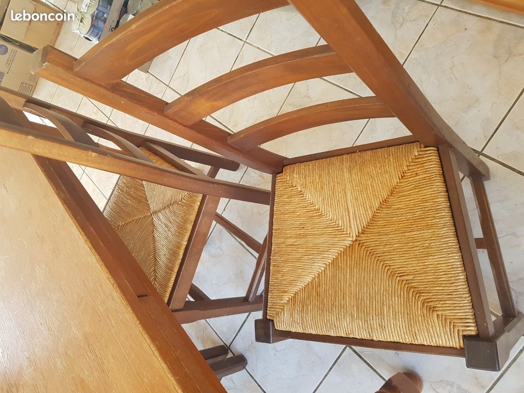 Table bois + 4 chaises (image 3)