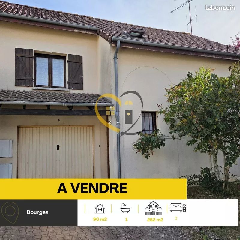 Maison 4 pièces 90 m² · à Bourges · 90 m² · 143 000 €