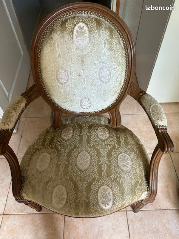 Lot de 2 Fauteuils Louis XVI (image 3)