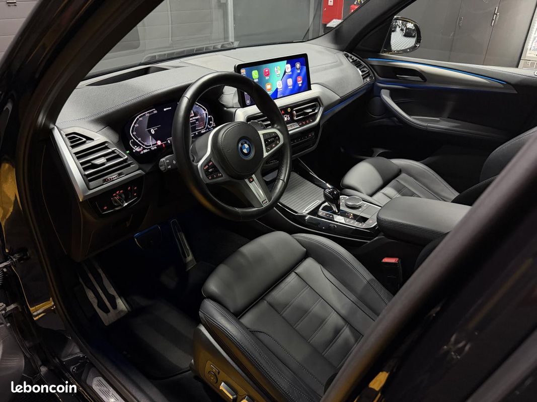 BMW X3 30e 292 cv M SPORT hybride rechargeable ( xDrive30e PHEV ) - JANTES 21 / FULL LED / TOIT PANO (image 6)