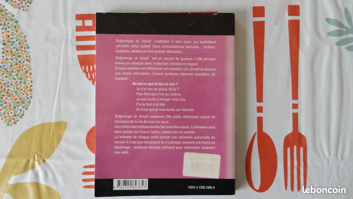 Réponse à tout Chinois ISBN 9782729823856 bon état (image 2)