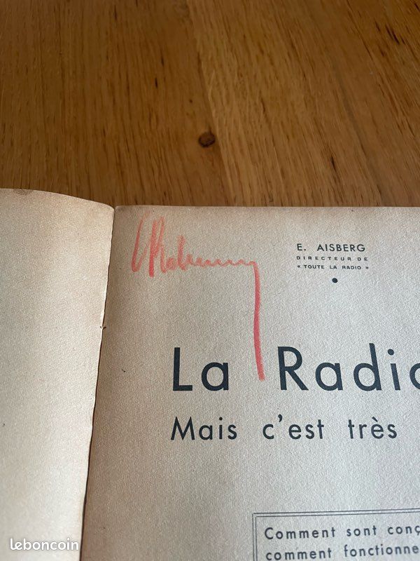 Lot de 4 livres radio TSF 1930 - 1940 (image 7)