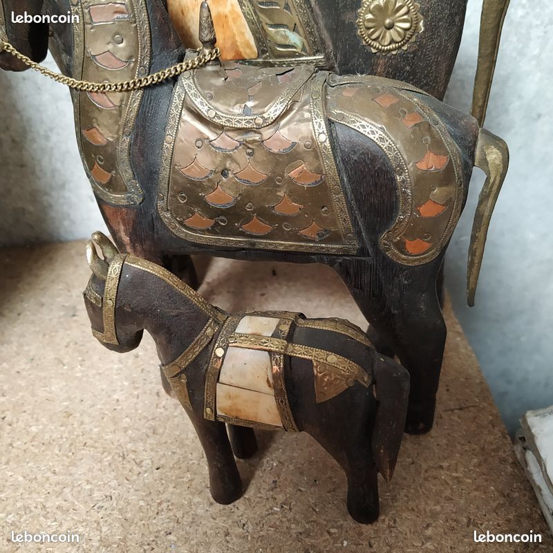 Poignées vintage en laiton / Vintage-Griffe aus Messing (D'occasion