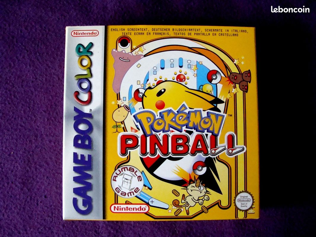 Jeu Game boy Color Pokémon Pinball NINTENDO Jeux vidéo