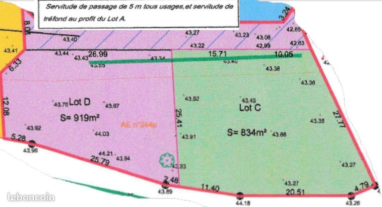 2 Terrains constructibles à la campagne · à Thiré · 14 000 €