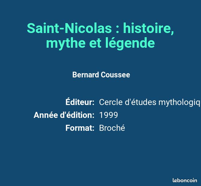 Saint-Nicolas : histoire, mythe et légende - Bernard Coussee (image 2)