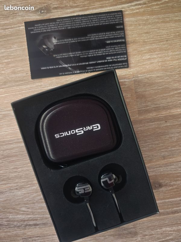 couteurs intra-auriculaires earsonics ES2 haute fid lit - Photo, audio vid o