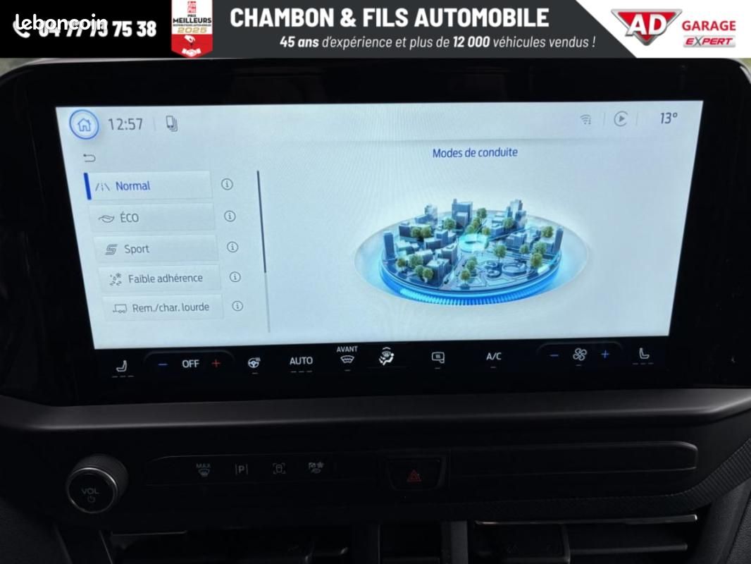 Ford Transit Custom FOURGON 320 L2H1 2.0 ECOBLUE 170 CH BVA8 LIMITED Prix: 35825 HT (image 17)