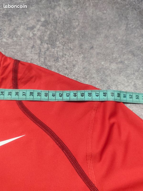 T-shirt Nike Pro Dri-FIT Fitted compression orange corail taille L - training / fitness - 049 (image 6)