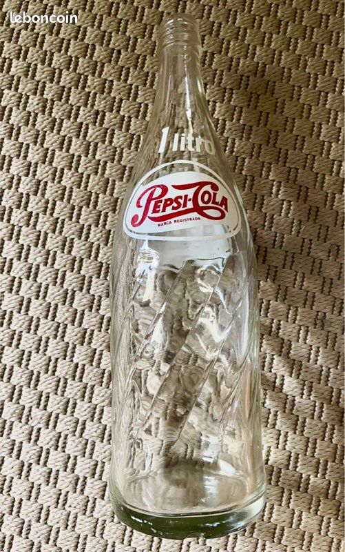 Bouteille de Pepsi-Cola vintage Transparent Verre