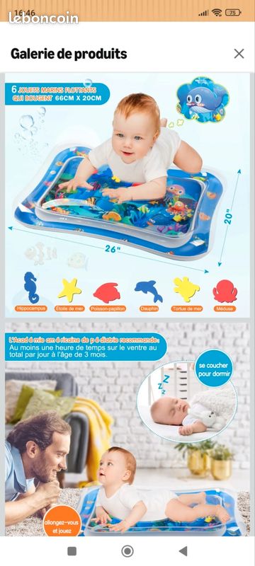Jouet tummy time nouveau ne (image 1)