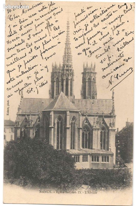 Lot de 136 cartes postales anciennes, theme : eglises, cathedrales, abbayes ... (image 17)