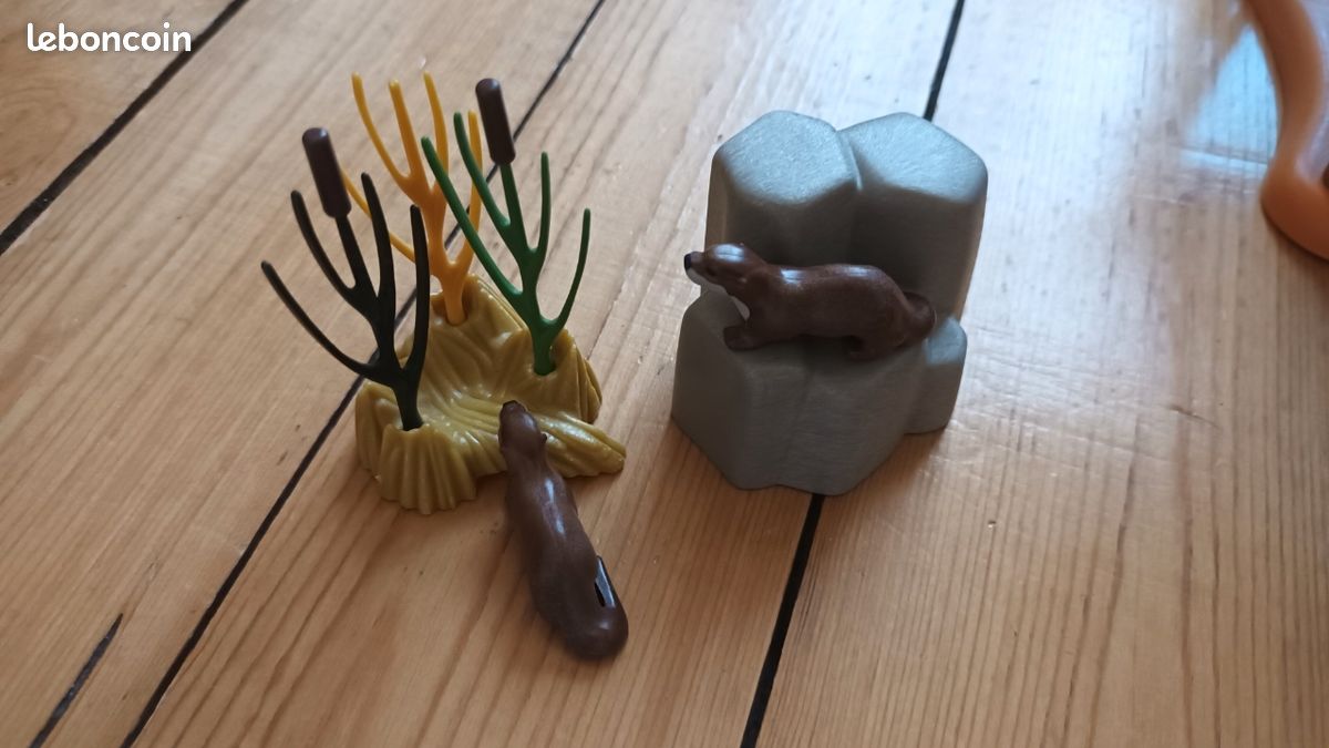 Playmobil aquarium + magasin + pingouins + loutres (image 4)