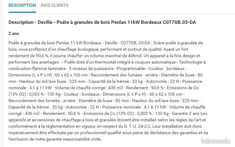 Poele a pelet (image 1)