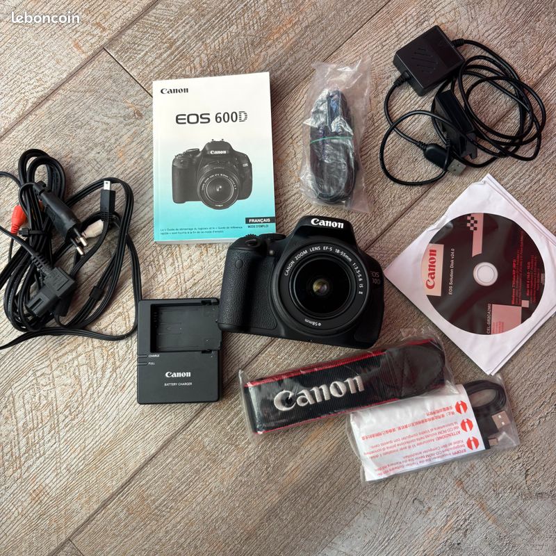 CANON EOS 600 (argentique) – Boîtier Reflex En Super état Pour Passionnés De Photo Rétro