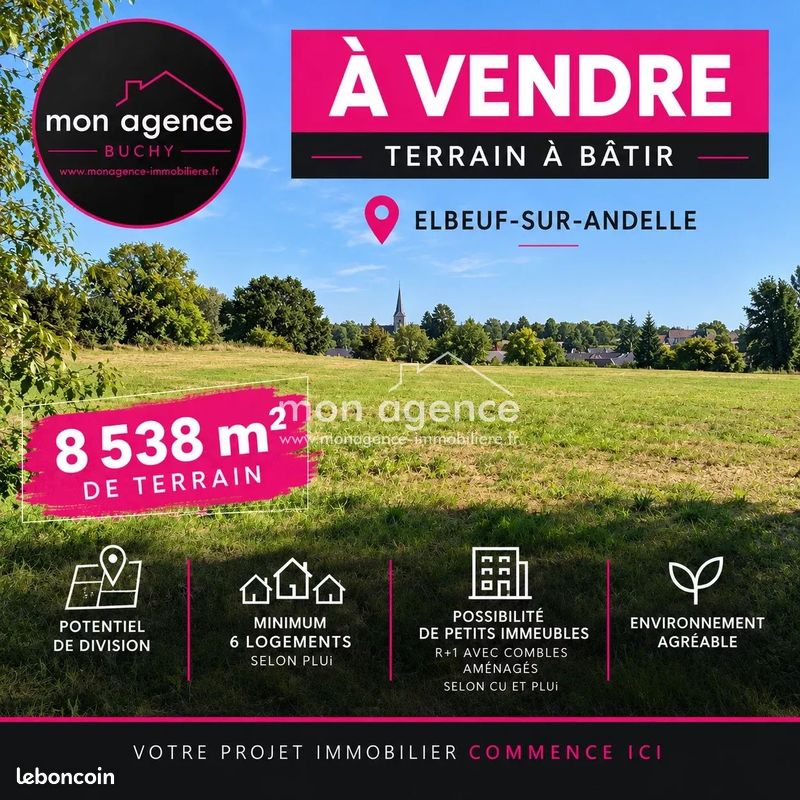 Terrain 8538 m² · à Elbeuf-sur-Andelle · 8 538 m² · 253 000 €