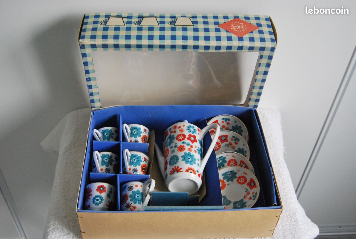 Ancienne Boîte Fer De Balance De Poupée - Dinette Vintage Avec 2 Poids