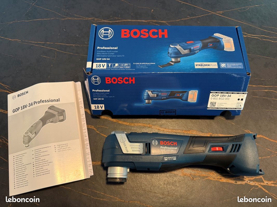 Bosch PRO Découpeur-ponceur GOP 18V-34 Neuf (image 1)