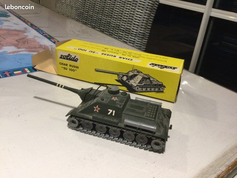 SOLIDO FRANCE SANDFORD modèles CHAR SU-100 URSS réservoir 1:50 d