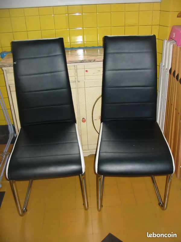 Lot de 2 chaises design (image 1)