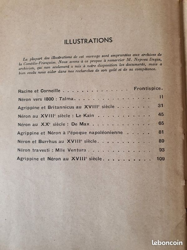 Britannicus de Racine. Classique france librairie hachette. 1944 (image 6)