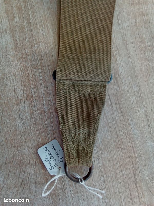 Bretelle musette M36 WW2 avec marquage (image 2)