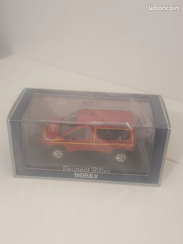 Peugeot Rifter pompiers Norev 1/43° – Les Miniatures