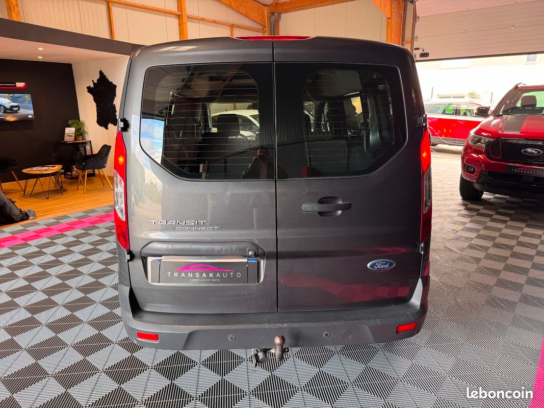 FORD TRANSIT CONNECT CABINE APPROFONDIE 1.5 ECOBLUE 120 S&S BVA8 Trend CAMÉRA DE RECUL / ANDROID AUTO / ATTELAGE / ENTRETIEN COMPLET (image 6)