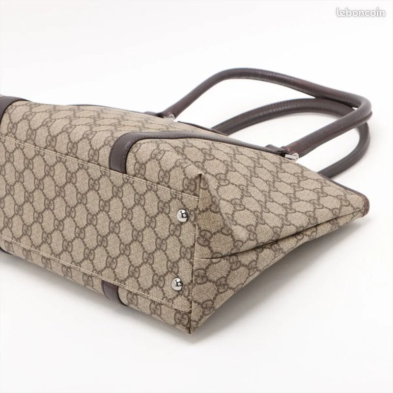 Sac Gucci GG Supreme bag Beige fourre tout cabas (image 3)