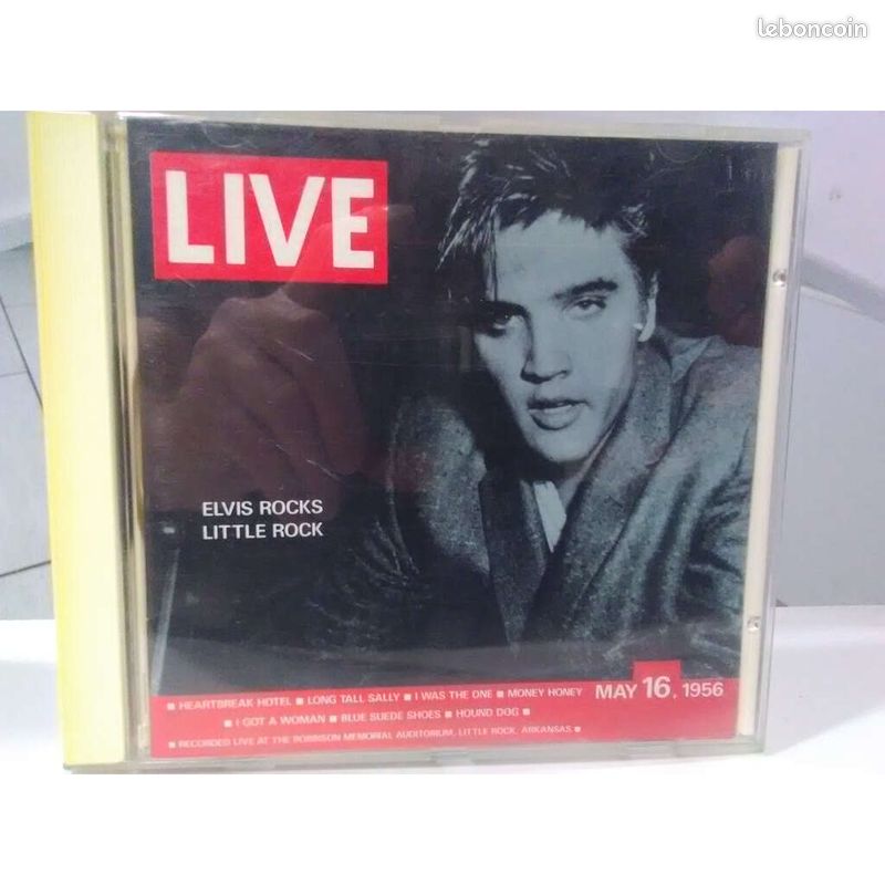 Elvis presley rocks little rock cd italie 16/5/56 show (image 1)