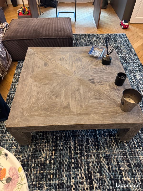Table basse Nlanc d’ivoire (image 1)