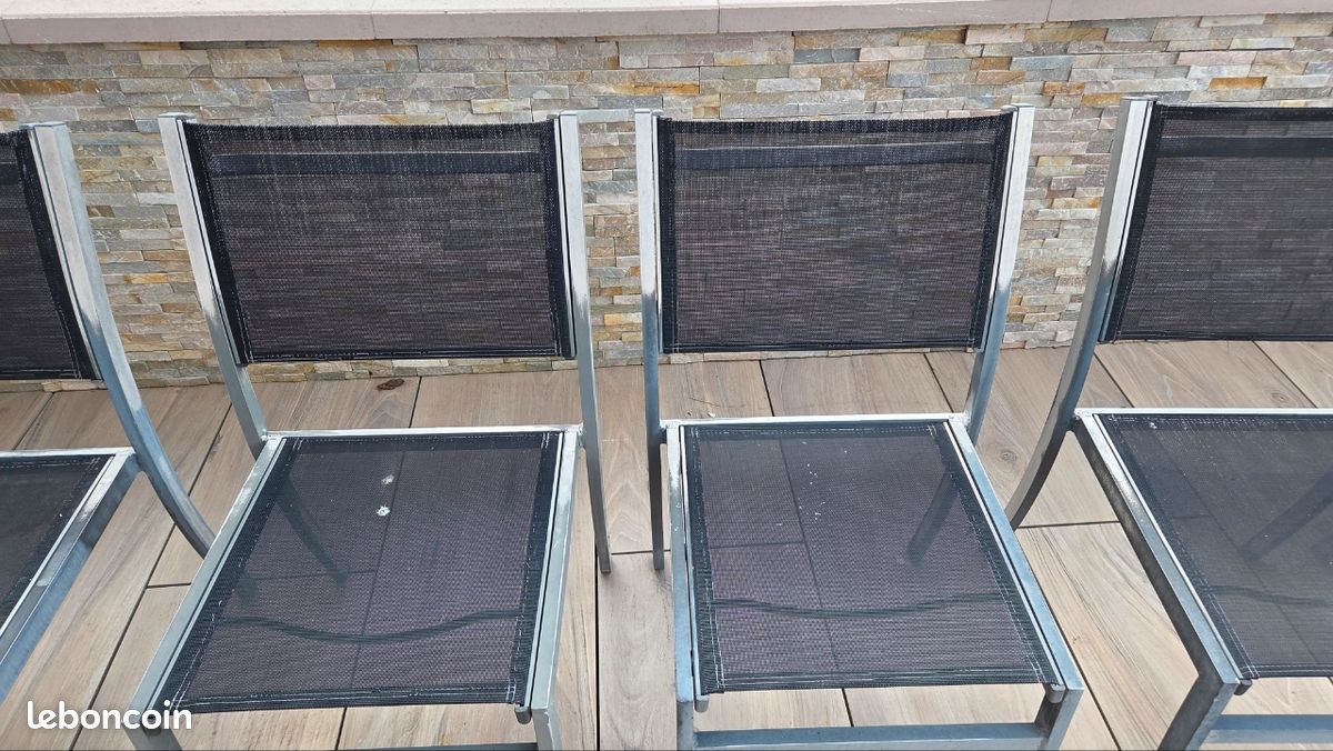 5 Chaises de jardin (image 4)