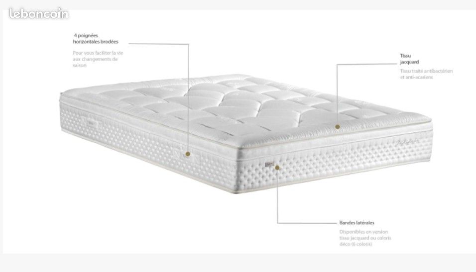 Super affaire Matelas Epeda Dedicace Caliste 160x200 neuf moitié prix 800,00 euros (image 2)