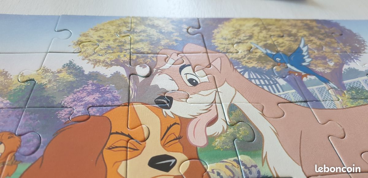 Puzzle de 30 pièces la belle et le clochard dès 4ans (image 6)