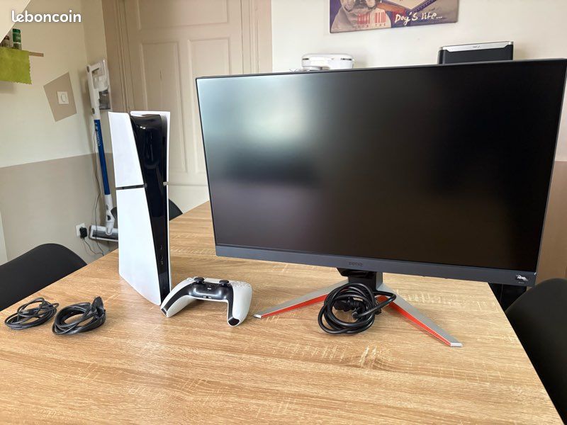 Ps5 slim avec écran gaming (image 1)