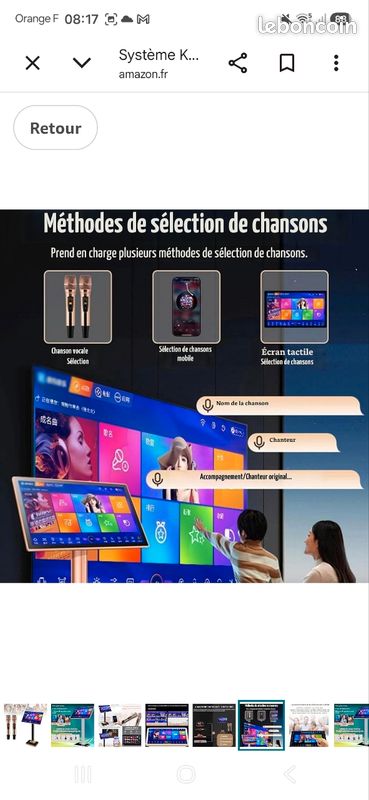 Système karaoké pro écran tactile 21.5 (image 6)