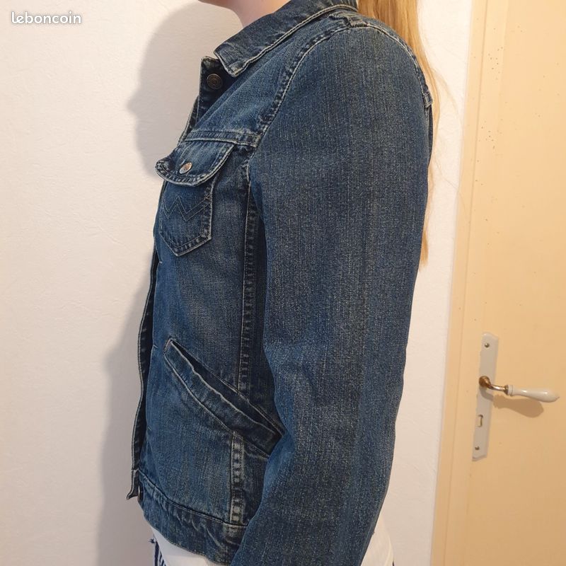 Blouson fille femme jeans t.38 (image 3)