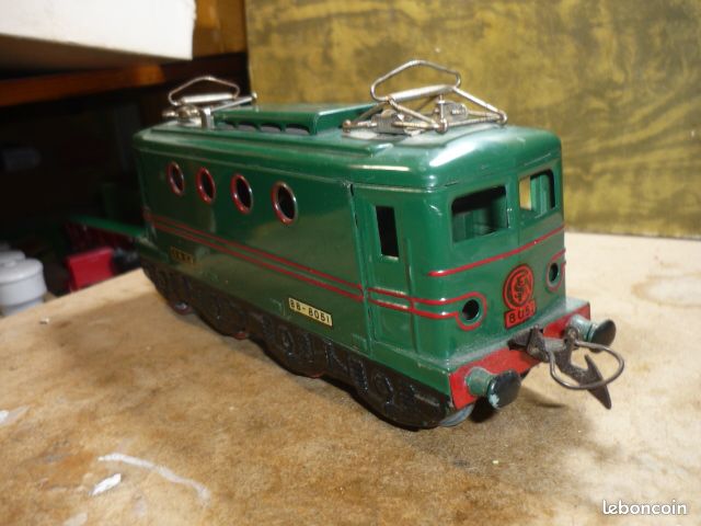 Ancien jouet loco hornby meccano france sncf bb 8051 echelle 0 1960 jouef marklin (image 2)