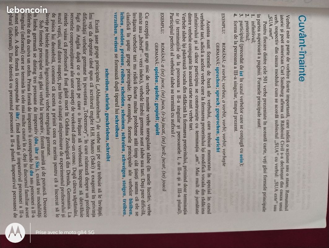Livre+CD interactif 501 verbes allemand en Allemand et en Roumain (image 5)